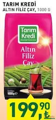 TARIM KREDİ ALTIN FİLİZ ÇAY 1000 G